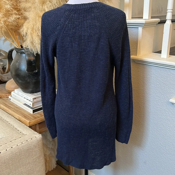 Eileen Fisher Slub Tunic Knit Sweater  Linen Blend Size Medium - Picture 7 of 9